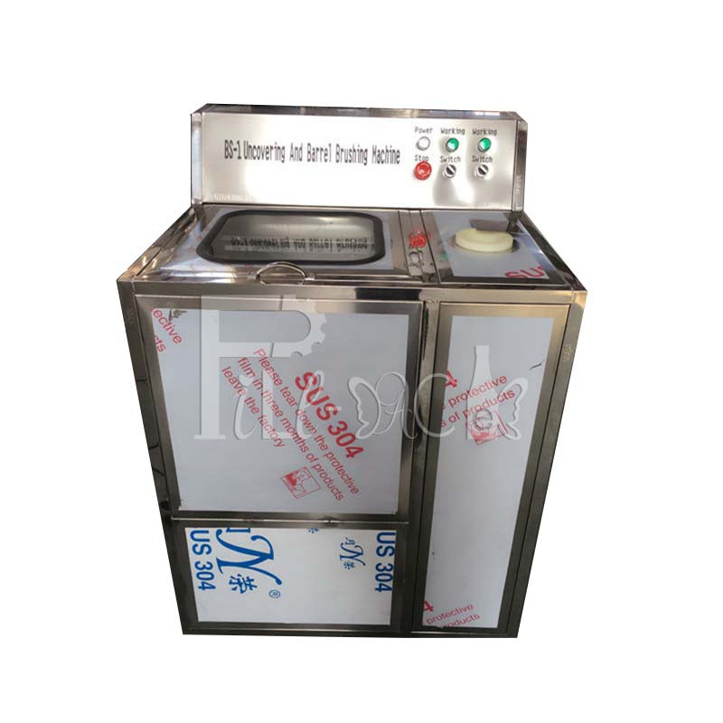 Estación semi auto de la alimentación manual de la lavadora de Rinser de la botella de 5 galones sola con SUS304 lleno proveedor