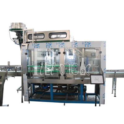 Agua pura cadena de producción del agua 600BPH/900BPH de la máquina de rellenar del barril de la botella de 5 galones
