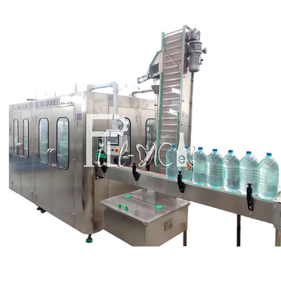 3L / línea mineral agua pura 3 de la máquina de embotellado 5L/10L en 1 1000BPH plástico 7.5KW