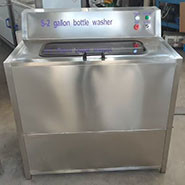 S-2 2 Station 5 Gallon Bottle Rinser with hot alkalic water