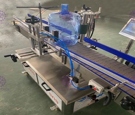1200BPH automático control del PLC del rotulador de la botella de 5 galones modificado para requisitos particulares
