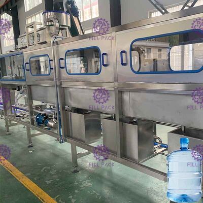 Línea de agua de acero inoxidable de 3 galones para el agua pura 200BPH