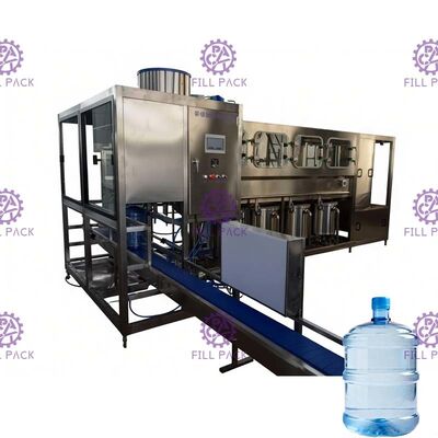 450bph 9.75kw automático máquina de rellenar de 5 galones con control del Plc