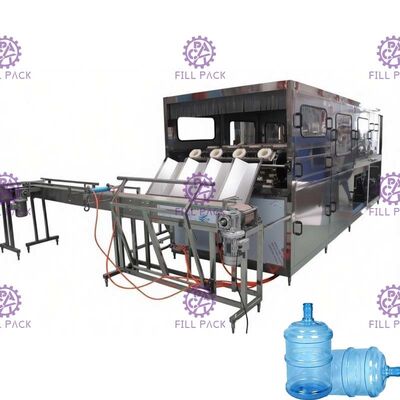 Forma convexa cóncava 3 en 1 máquina de rellenar del tarro de 20 litros