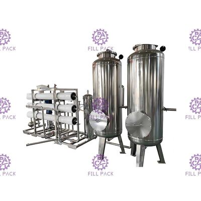 Válvula auto de la operación Sus304 que bebe la máquina del tratamiento de aguas del Ro 4000lph