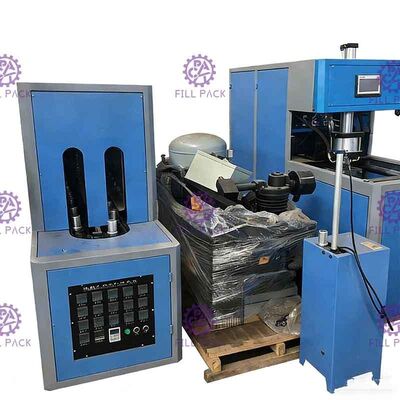 Botella plástica del ANIMAL DOMÉSTICO semi automático 5 galones máquina del moldeo por insuflación de aire comprimido de 20 litros con la manija