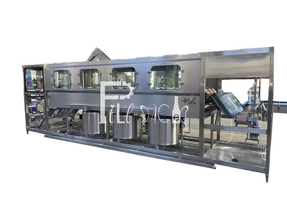 Llenadora de agua 200BPH 5 galones 18.9L Line System Semi Aurto