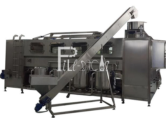 Botella 600 por la hora L tipo máquina de rellenar del tarro de 20 litros