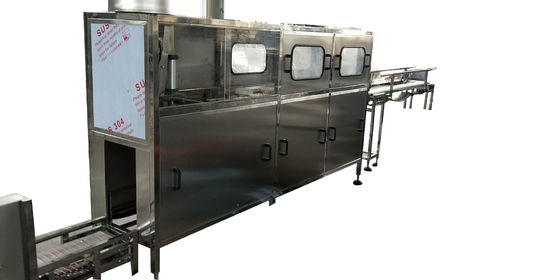 120bph/20l embotelladora del agua 3/5 galones con el dispositivo de cargamento automático del cubo
